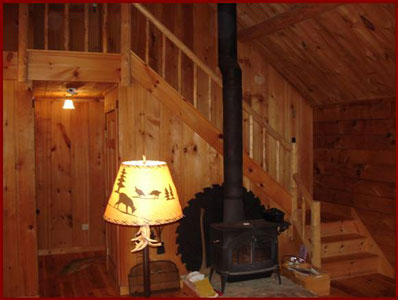Stove, Vacation Rentals, Cabins, Waterfront Cabins for Rent in Rangeley Maine, Cottage for Rent