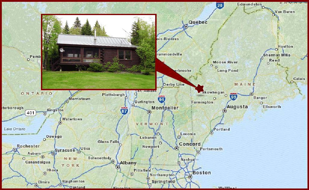 Rangeley Maine Waterfront Rental Cottage, Vacation Cabins for Rent